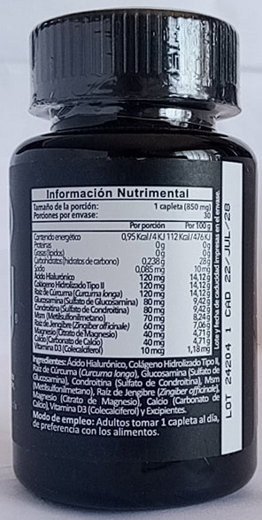 UMOVY Hyaluronic acid - 30 850 mg tablets